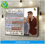 Custom Canvas Prints Wedding Anniversary Gifts Personalized Photo Gifts We're A Team Ohcanvas
