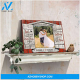 Custom Canvas Prints Wedding Anniversary Gifts Personalized Photo Gifts Window For I cant help falling in love with you Ohcanvas