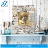 Custom Canvas Prints Wedding Anniversary Gifts Personalized Photo Gifts You are my today Ohcanvas