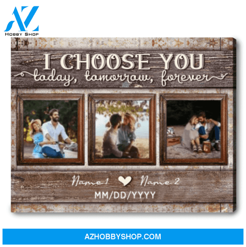 Custom Canvas Prints With Pictures Anniversary Gift For Married Couple