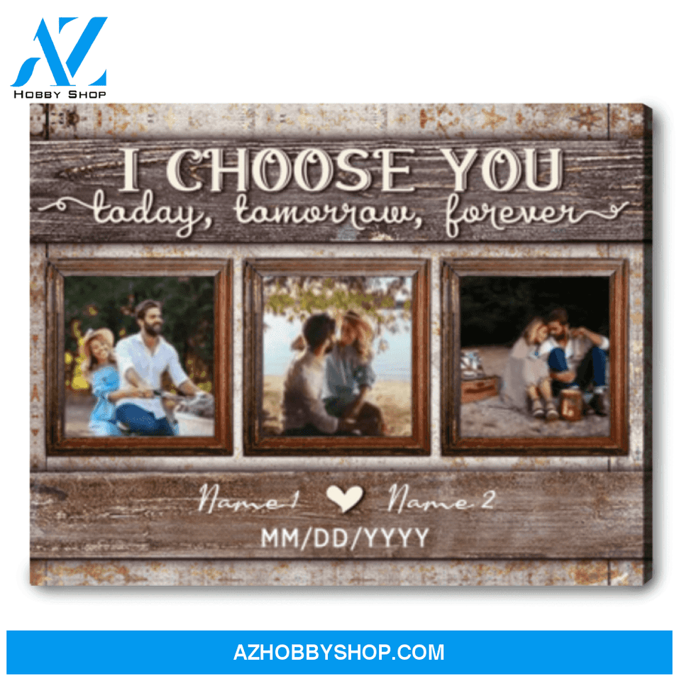 Custom Canvas Prints With Pictures Anniversary Gift For Married Couple