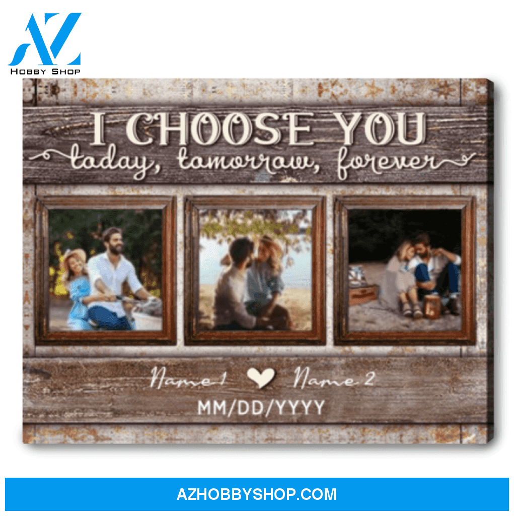 Custom Canvas Prints With Pictures Anniversary Gift For Married Couple