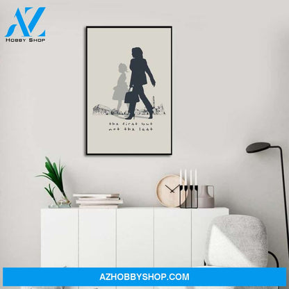 Custom Canvas The First But Not The Last Vertical Poster, Kamala Harris First Madam Vice President of the United States Elected Inaugurated, Kamala Harris