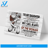 Custom Canvas To My Daughter I Closed My Eye - Gift For Daughter Hot Christmas Gifts 2021