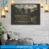 Custom Canvas To My Son Canvas Print Wall Art