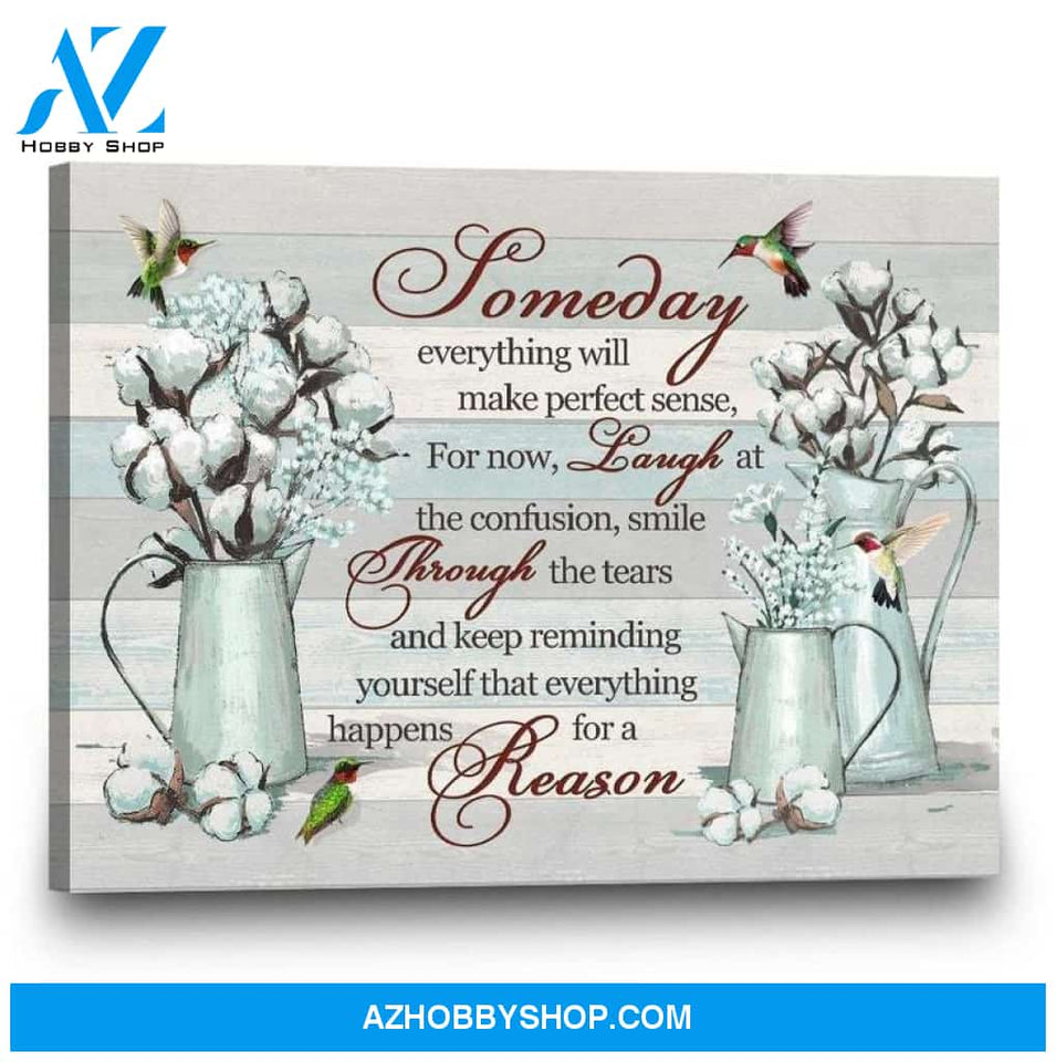 Custom CanvasCanvas Painting Hummingbirds Everything Happens For A Reason