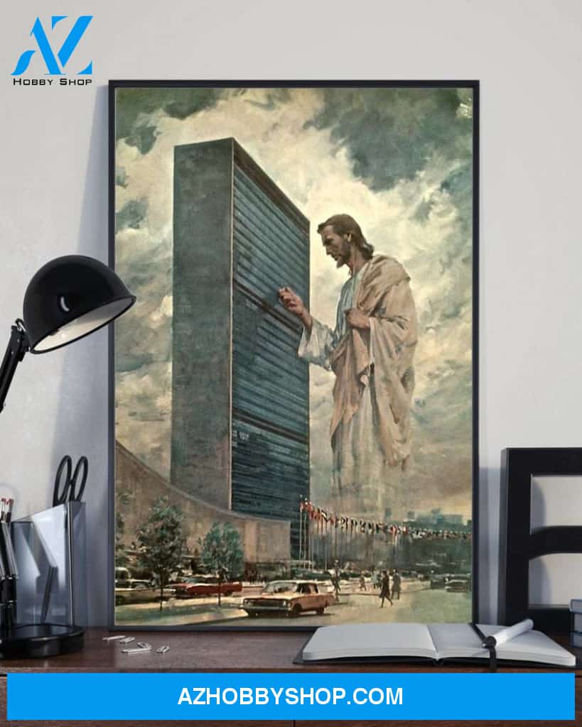 Custom CanvasPoster & Canvas Jesus Canvas, Jesus is Coming, Home Decor, Wall Art, Memorial Canvas Wall Art, Gift For Family, Wall Art Decor