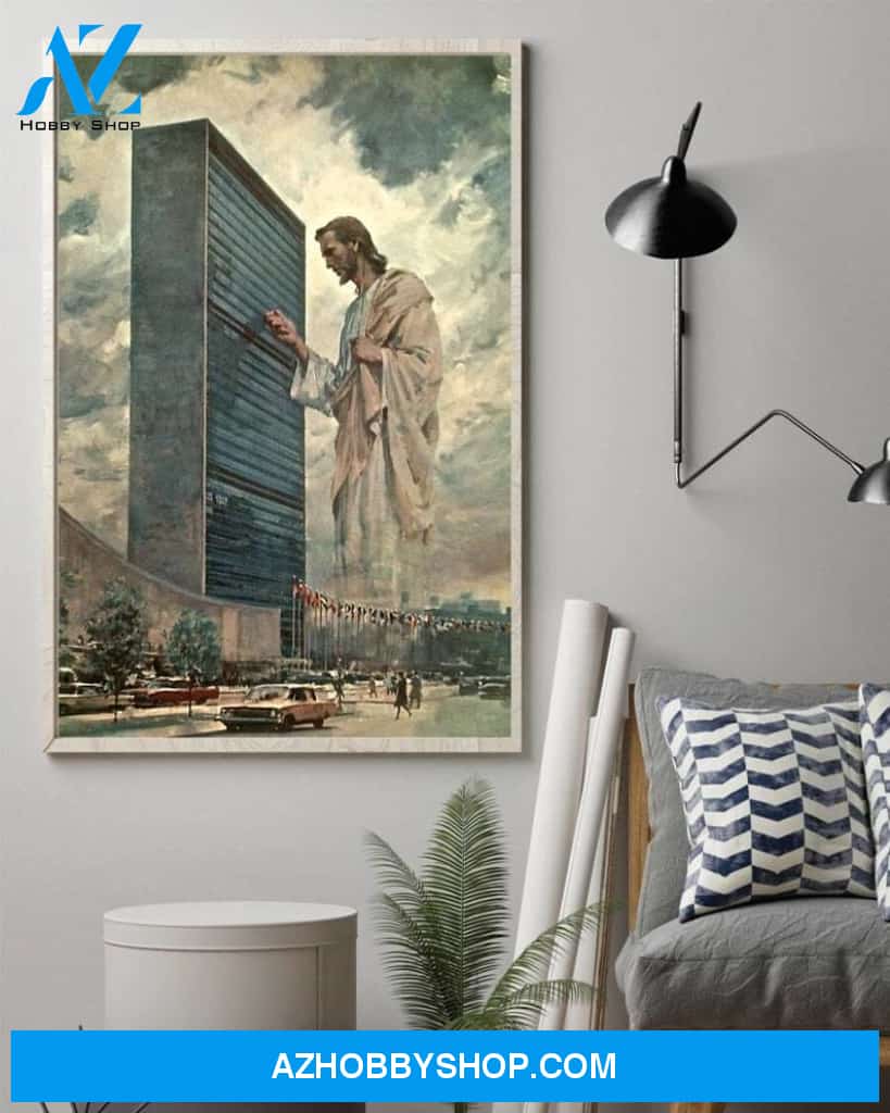 Custom CanvasPoster & Canvas Jesus Canvas, Jesus is Coming, Home Decor, Wall Art, Memorial Canvas Wall Art, Gift For Family, Wall Art Decor