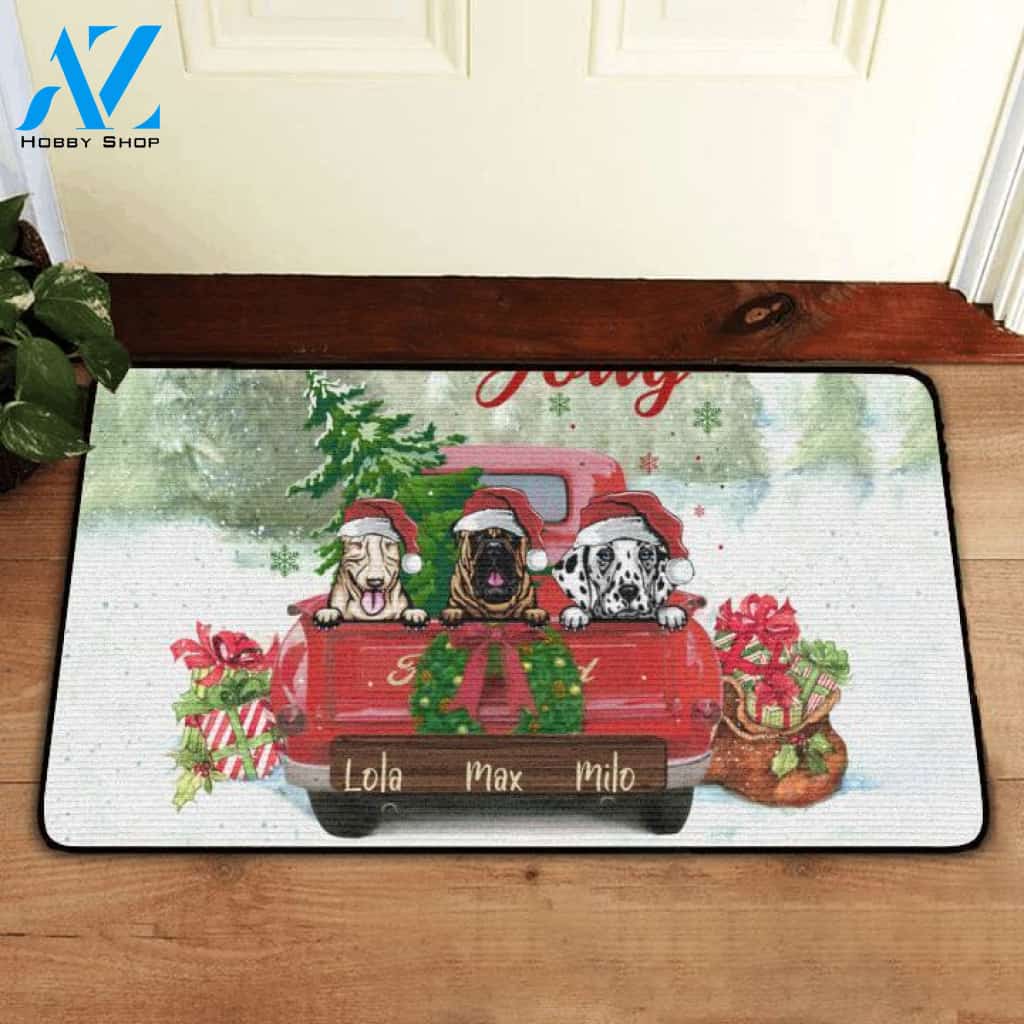 Custom Christmas Tis the season to be Jolly Doormat | Welcome Mat | House Warming Gift