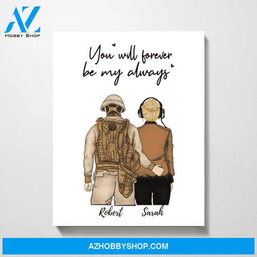 Custom Couple Premium Canvas Personalized Gift