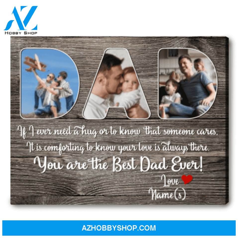 Custom Dad Father's Day Photo Collage Personalized Gifts For Dad
