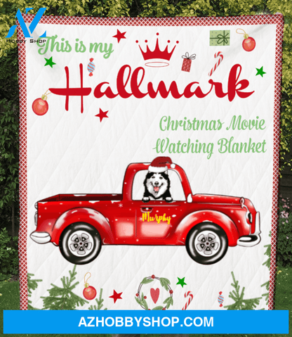 Custom Dog Blanket, Personalized Dog Quilt Blanket, Christmas Gifts For Dog Lovers, Dog owners - 1 Dog In The Car
