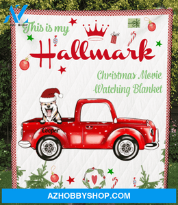 Custom Dog Blanket - 1 Dog In The Car - Personalized Dog Quilt Blanket Christmas Gifts For Dog Lovers