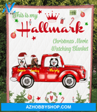 Custom Dog Blanket - Dogs In Car - Personalized Dog Quilt Blanket Christmas Gifts For Dog Lovers - Upto 5 Dogs