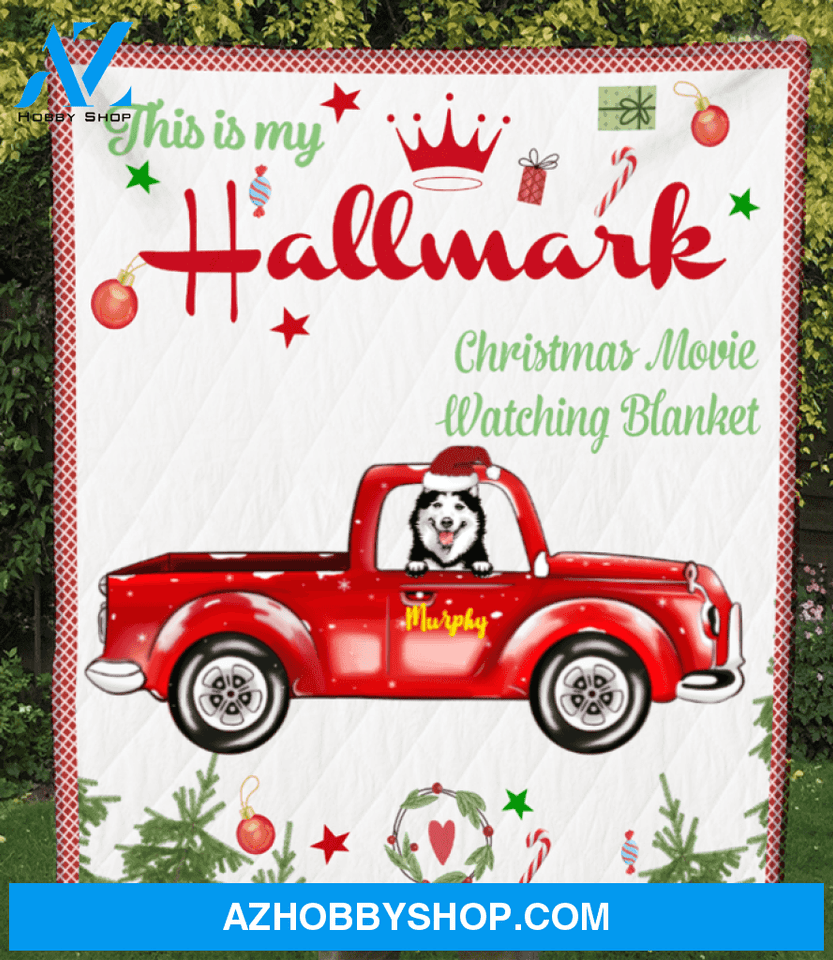 Custom Dog Blanket, Personalized Dog Quilt Blanket, Christmas Gifts For Dog Lovers, Dog owners - 1 Dog In The Car