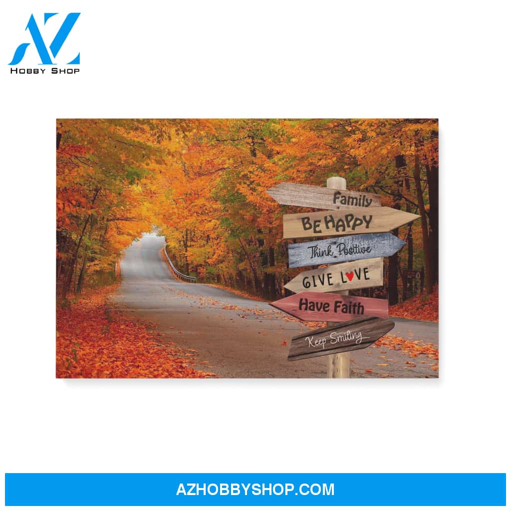 Custom Family Name Quotes - Personalized Canvas