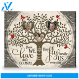Custom Family Tree Memorial Wall Decor Grievance Gift Canvas Print