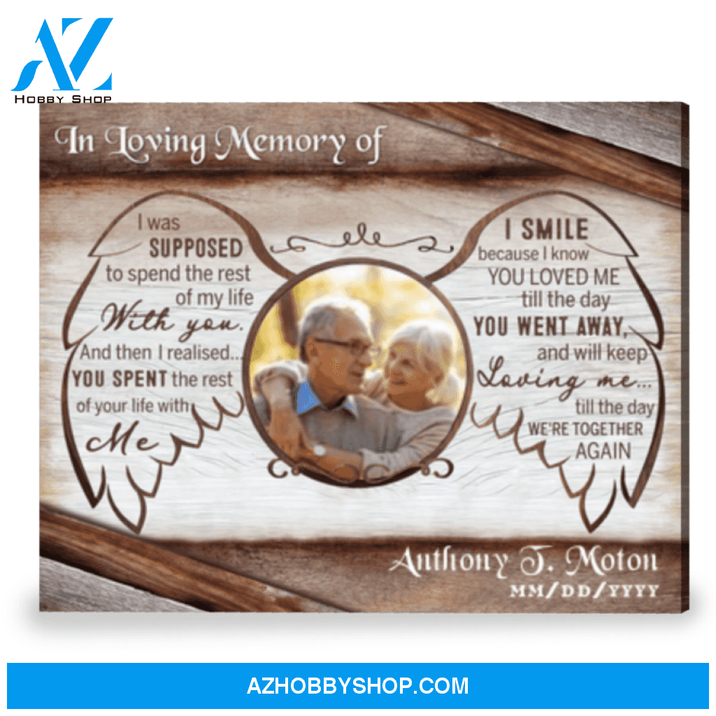 Custom Gift For Loss Of Loved One Keepsakes Frame Canvas Wall Art