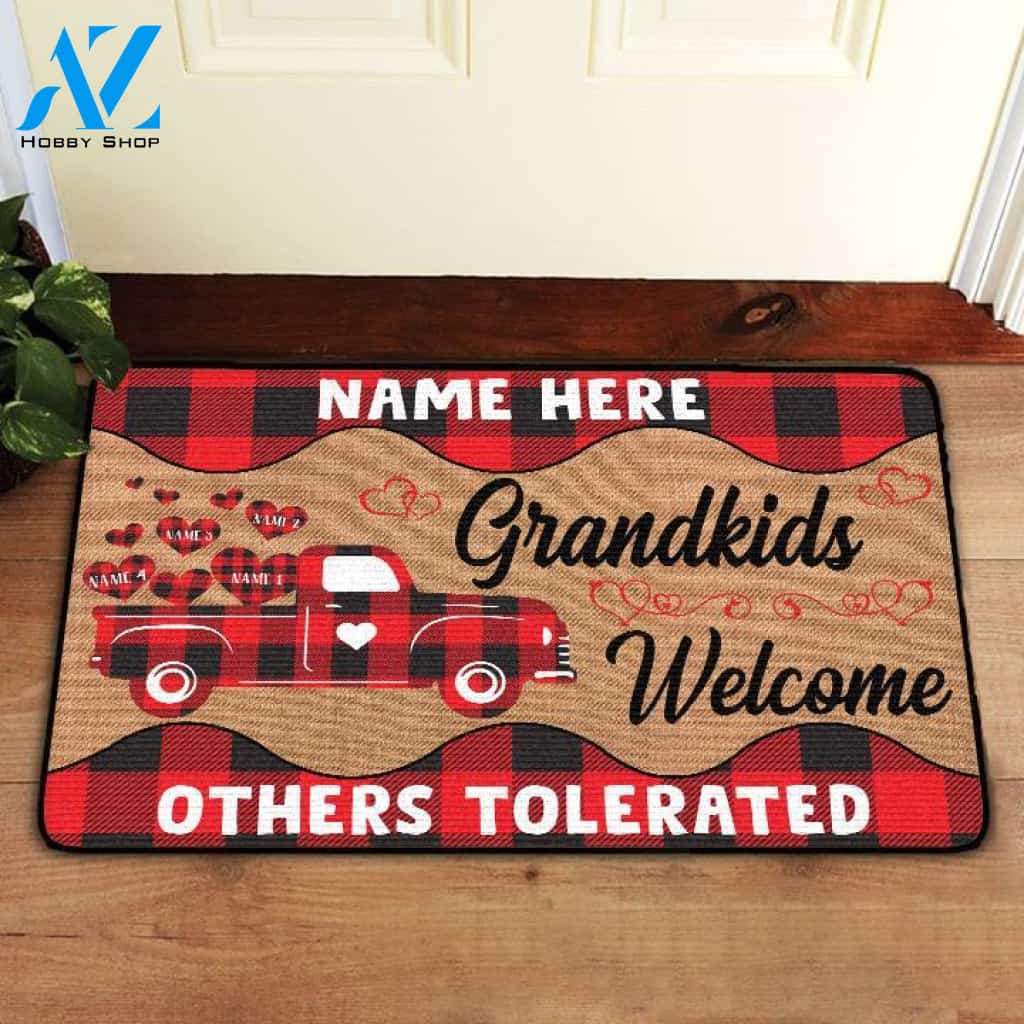 Custom Grandma's House Grandkids Welcome Doormat | Welcome Mat | House Warming Gift