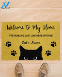 Custom Name Cat DoormatWelcome To The Cat HomeCat Lovers Doormat
