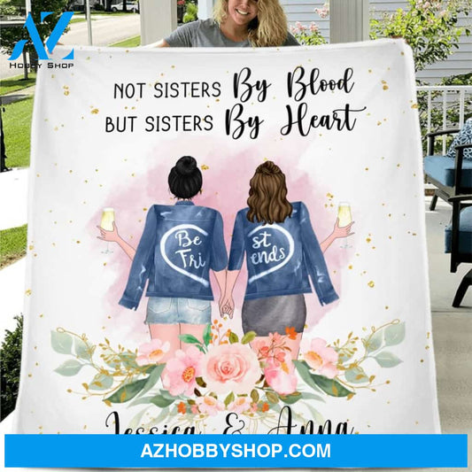 Custom Personalized Best Friends Single Fleece Blanket/ Quilt - Gift Idea For Best Friends - We Are More Than Friends We Are Like A Really Small Gang
