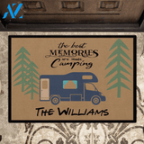 Custom Personalized Camping Doormat - Best Gift for Camping Lovers - The best memories are made camping - OFAWC7