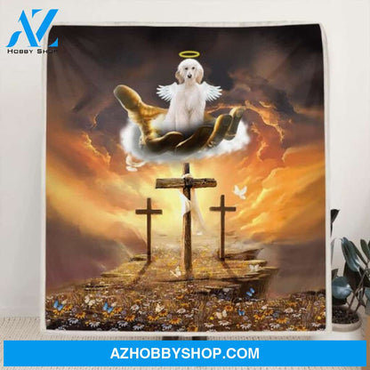 Custom Personalized Memorial Dog Blanket - Up to 3 Dogs - Best Gift For Dog