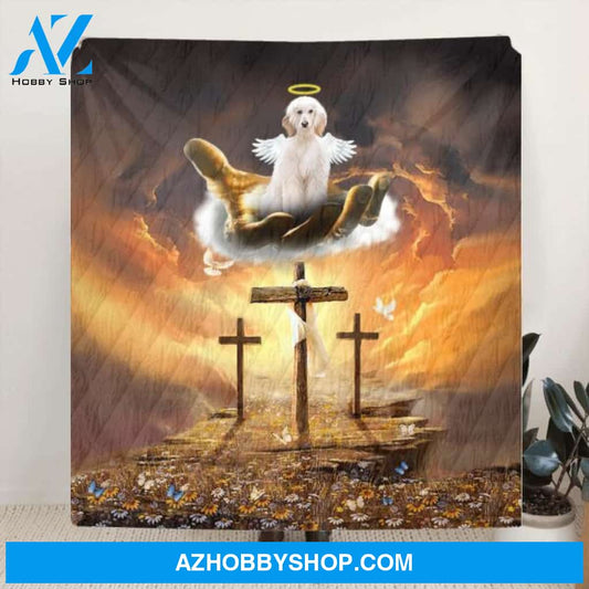 Custom Personalized Memorial Dog Blanket - Up to 3 Dogs - Best Gift For Dog