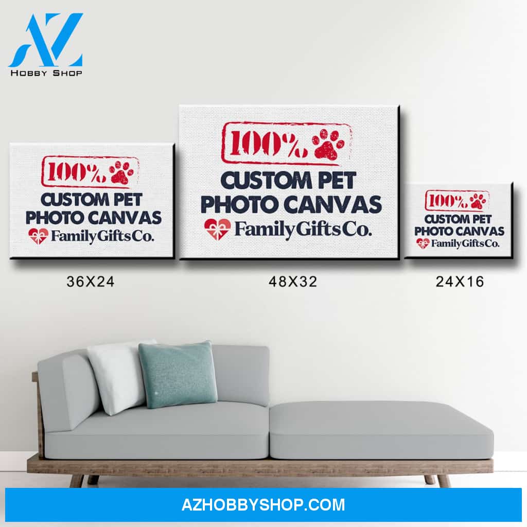 Custom Pet Photo Premium Canvas