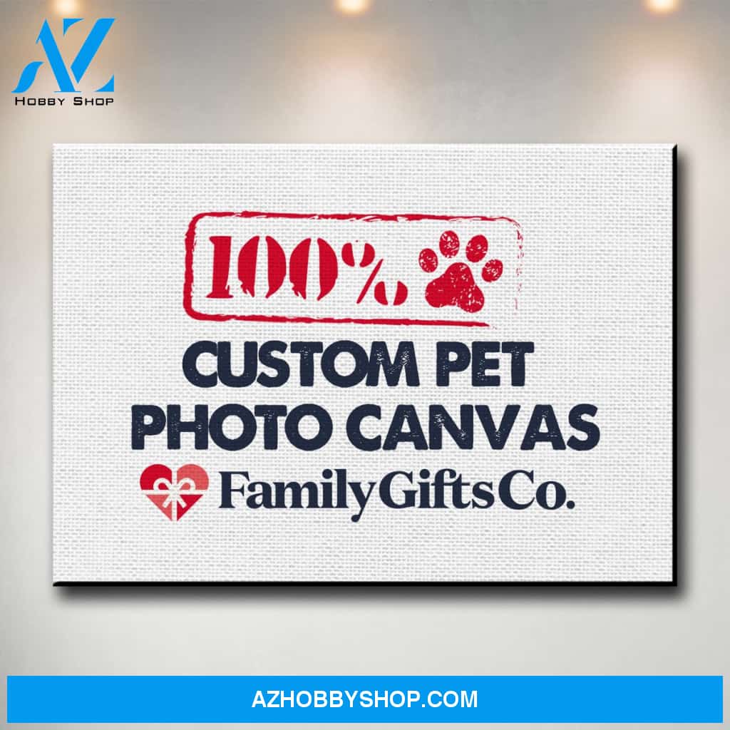 Custom Pet Photo Premium Canvas