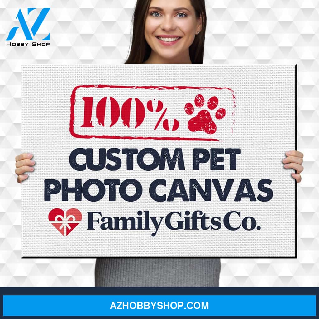 Custom Pet Photo Premium Canvas