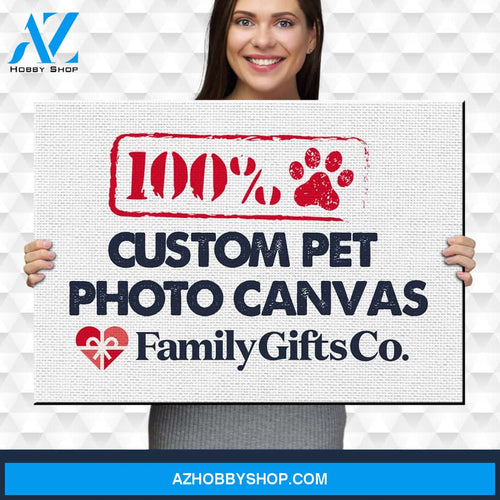 Custom Pet Photo Premium Canvas