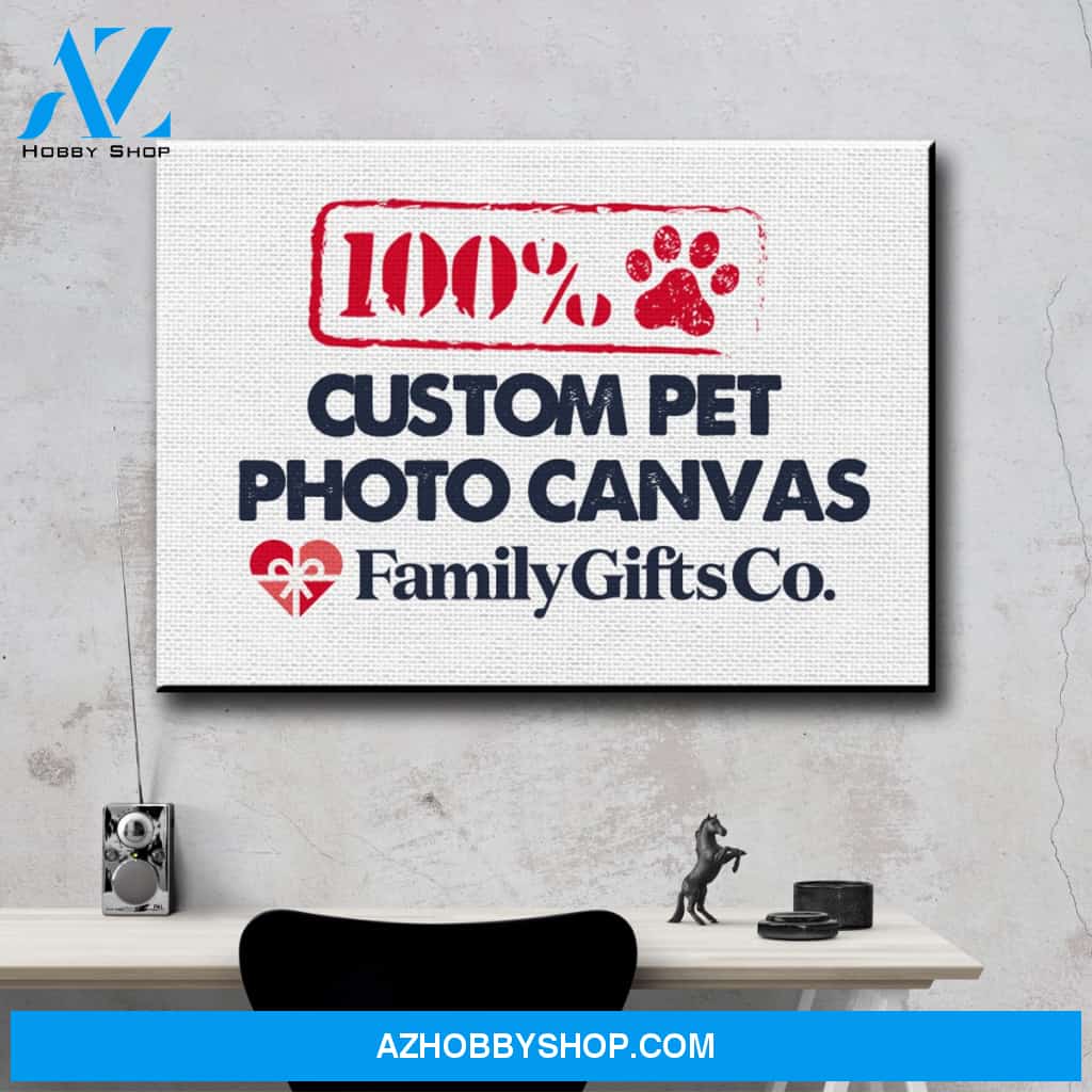 Custom Pet Photo Premium Canvas