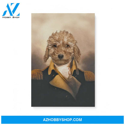 Custom Pet Portrait, George Washington Canvas Prints