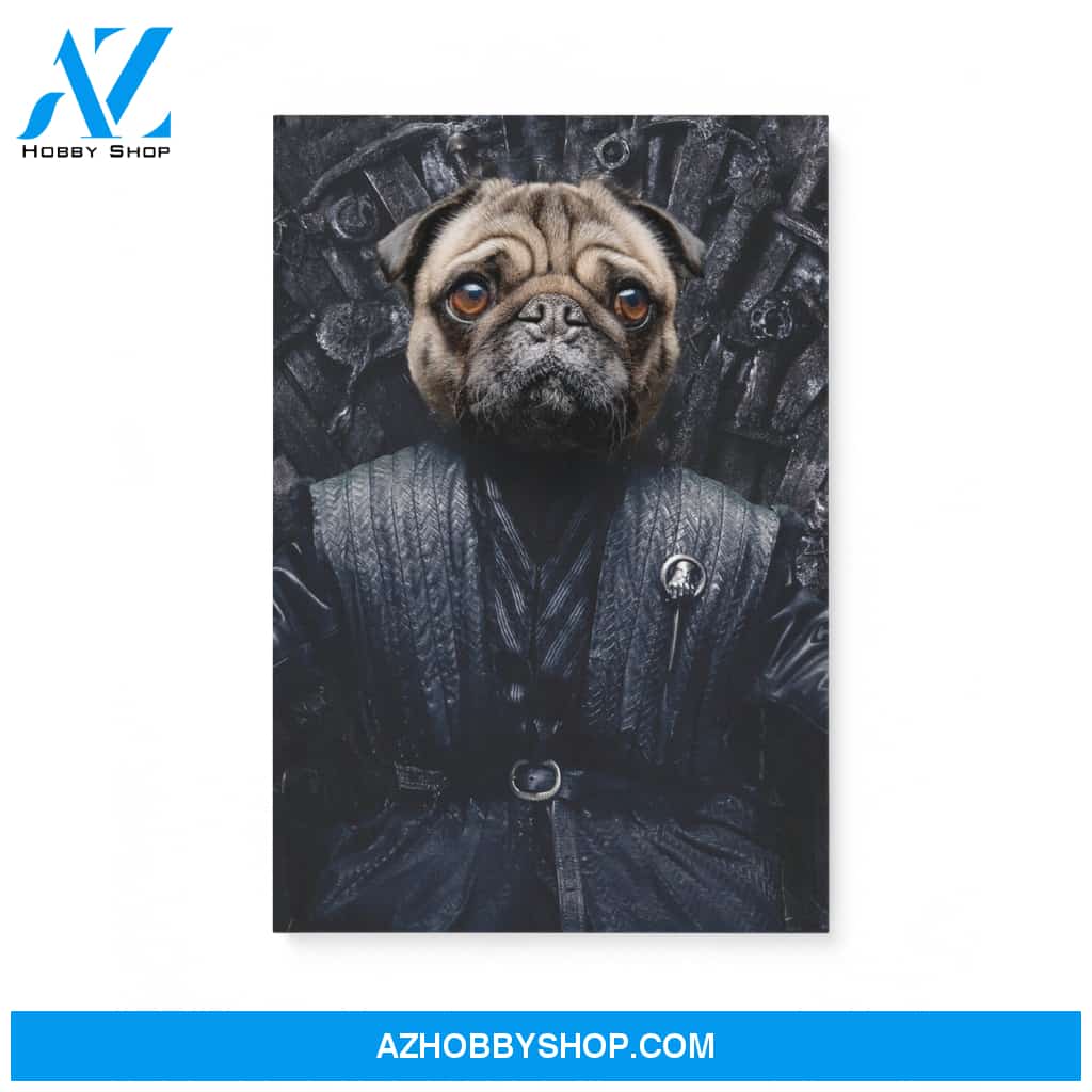 Custom Pet Portrait, Hand of The Queen Canvas Prints