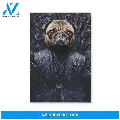 Custom Pet Portrait, Hand of The Queen Canvas Prints