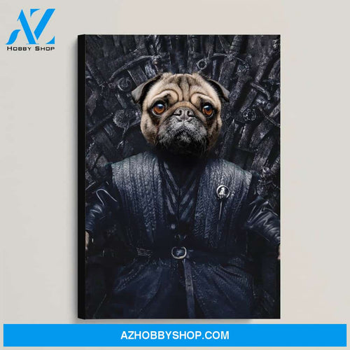 Custom Pet Portrait, Hand of The Queen Canvas Prints