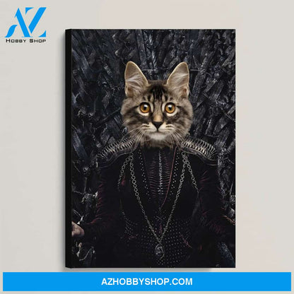 Custom Pet Portrait, Queen Of Seven Kingdoms Canvas Prints