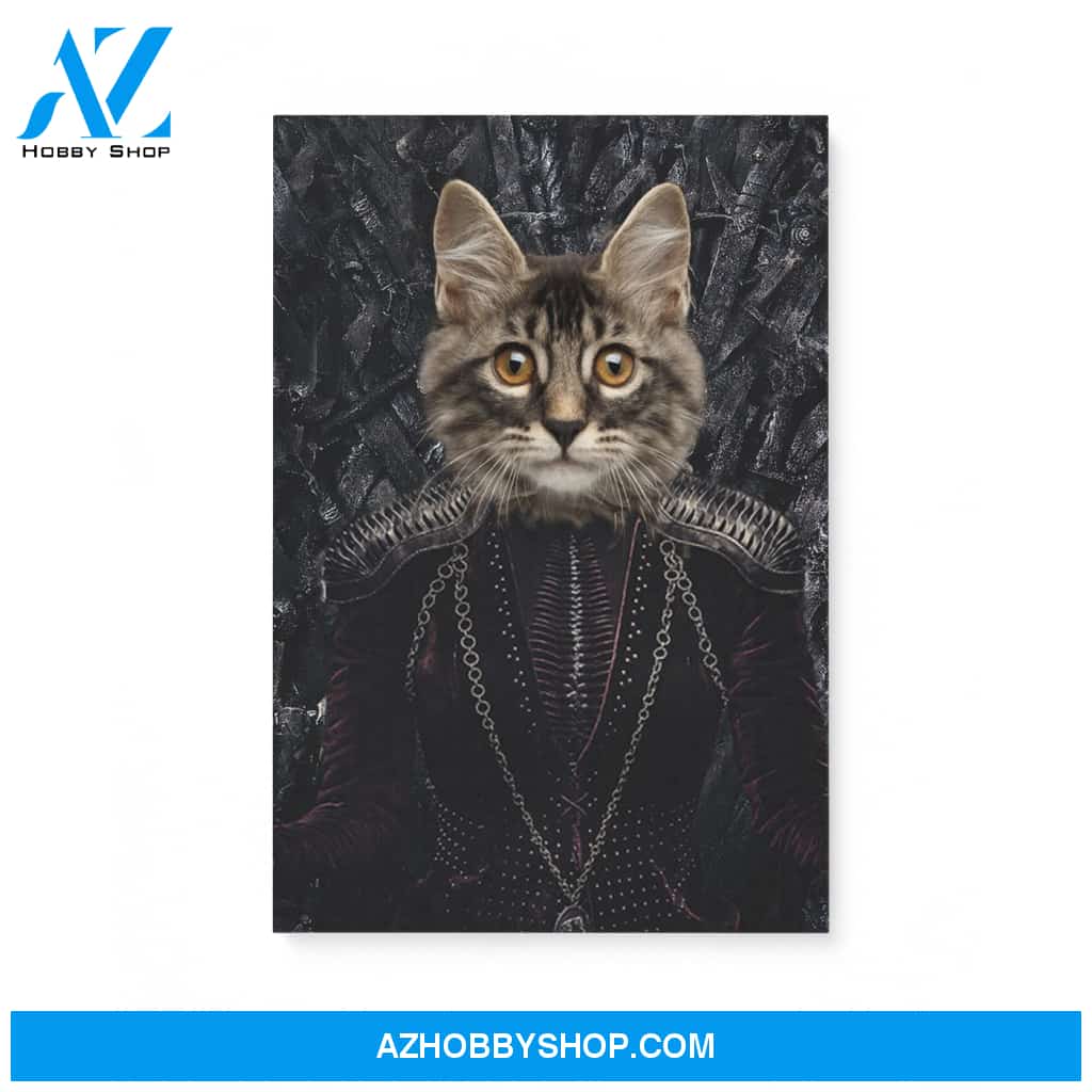 Custom Pet Portrait, Queen Of Seven Kingdoms Canvas Prints