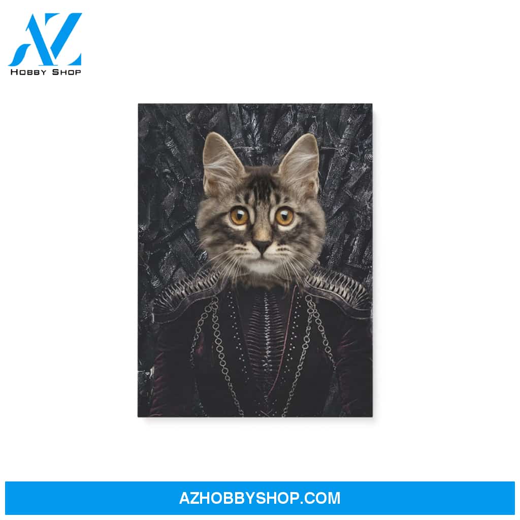 Custom Pet Portrait, Queen Of Seven Kingdoms Canvas Prints