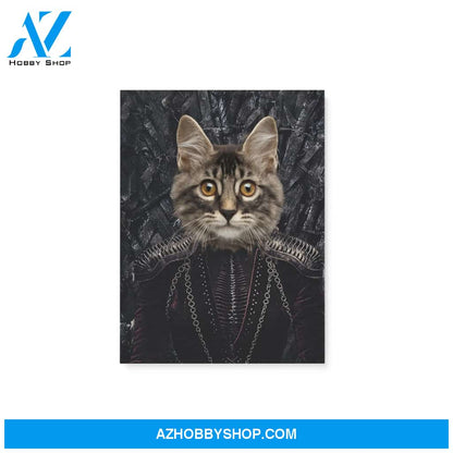 Custom Pet Portrait, Queen Of Seven Kingdoms Canvas Prints