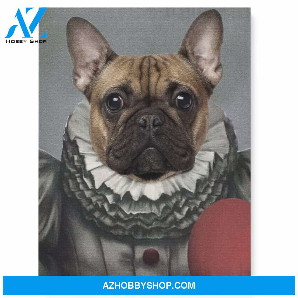 Custom Pet Portrait, The Pennywise Canvas Prints