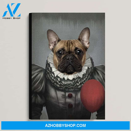 Custom Pet Portrait, The Pennywise Canvas Prints