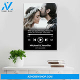 Custom Song Names Premium Canvas Black