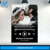 Custom Song Names Premium Canvas Black