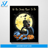 Custom Spiral Hill Halloween Personalized Premium Canvas Gift for Couple