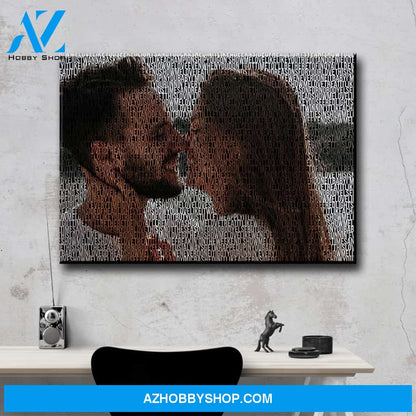 Custom Thousand Words Premium Canvas