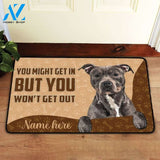 Custom You Might Get In But You Wont Get Out Doormat | Welcome Mat | House Warming Gift