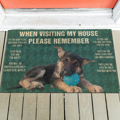Dog's Rules Doormat