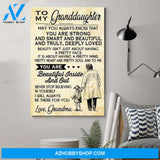 Customed Family Poster - Grandma To Granddaughter - May You Always
